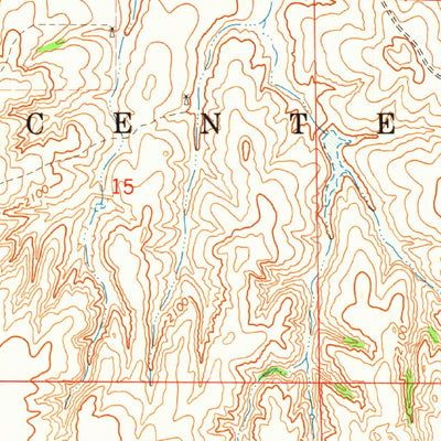 United States Geological Survey Fort Supply NE, OK (1971, 24000-Scale) digital map