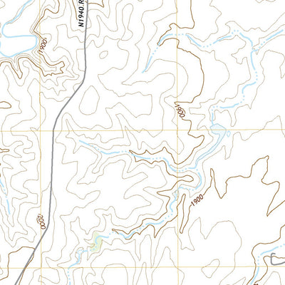 United States Geological Survey Fort Supply NE, OK (2018, 24000-Scale) digital map