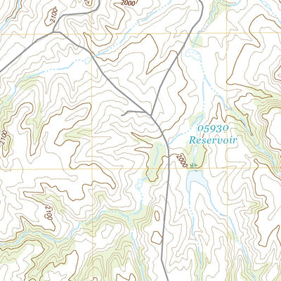 United States Geological Survey Fort Supply NE, OK (2018, 24000-Scale) digital map