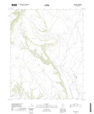 United States Geological Survey Fort Union, NM (2023, 24000-Scale) digital map
