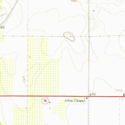 United States Geological Survey Fort Valley East, GA (1974, 24000-Scale) digital map