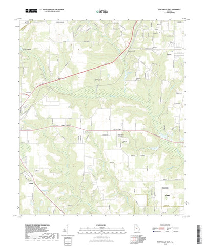 United States Geological Survey Fort Valley East, GA (2020, 24000-Scale) digital map
