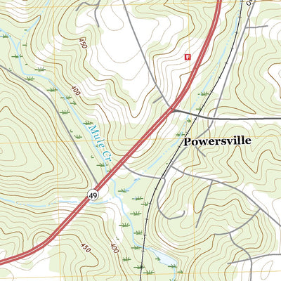 United States Geological Survey Fort Valley East, GA (2020, 24000-Scale) digital map