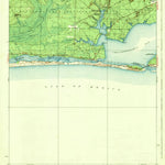 United States Geological Survey Fort Walton Beach, FL (1938, 62500-Scale) digital map