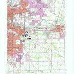 United States Geological Survey Fort Wayne East, IN (1963, 24000-Scale) digital map
