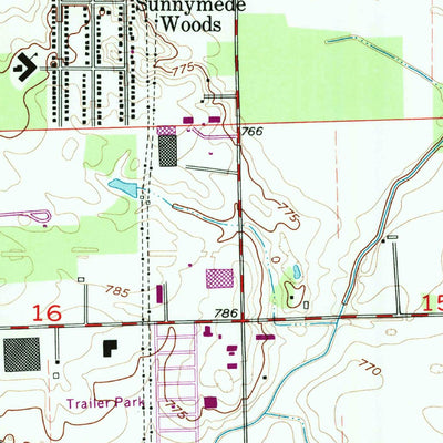 United States Geological Survey Fort Wayne East, IN (1963, 24000-Scale) digital map