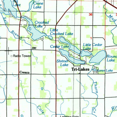United States Geological Survey Fort Wayne, IN (1984, 100000-Scale) digital map
