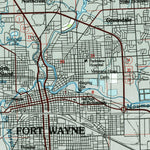 United States Geological Survey Fort Wayne, IN (1984, 100000-Scale) digital map