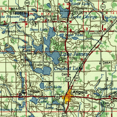 United States Geological Survey Fort Wayne, IN-OH-MI (1956, 250000-Scale) digital map