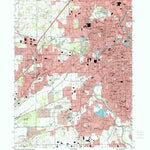 United States Geological Survey Fort Wayne West, IN (1998, 24000-Scale) digital map