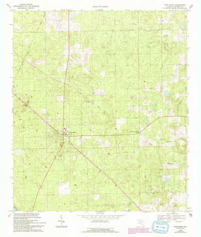 United States Geological Survey Fort White, FL (1969, 24000-Scale) digital map
