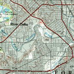 United States Geological Survey Fort Worth, TX (1985, 100000-Scale) digital map