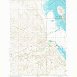 United States Geological Survey Fort Yates, ND (1968, 24000-Scale) digital map