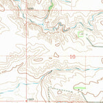 United States Geological Survey Fort Yates NE, ND (1968, 24000-Scale) digital map