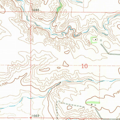 United States Geological Survey Fort Yates NE, ND (1968, 24000-Scale) digital map