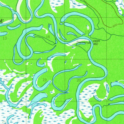 United States Geological Survey Fort Yukon A-3, AK (1956, 63360-Scale) digital map