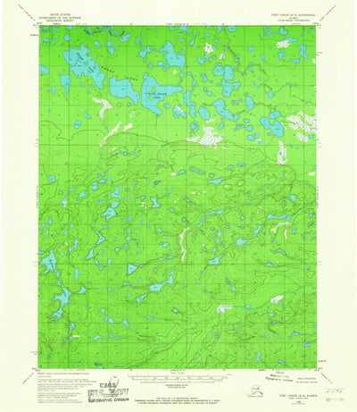 United States Geological Survey Fort Yukon A-4, AK (1966, 63360-Scale) digital map