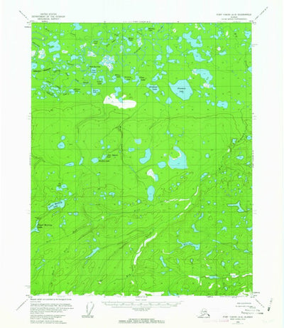 United States Geological Survey Fort Yukon A-6, AK (1956, 63360-Scale) digital map