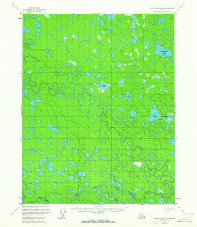 United States Geological Survey Fort Yukon B-4, AK (1956, 63360-Scale) digital map