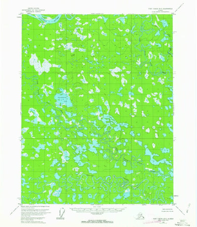 United States Geological Survey Fort Yukon B-5, AK (1956, 63360-Scale) digital map