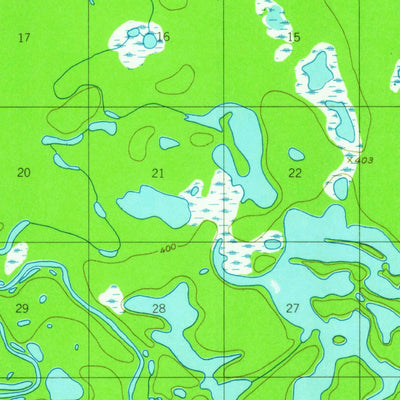 United States Geological Survey Fort Yukon B-5, AK (1956, 63360-Scale) digital map