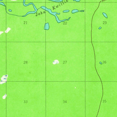 United States Geological Survey Fort Yukon C-1, AK (1956, 63360-Scale) digital map
