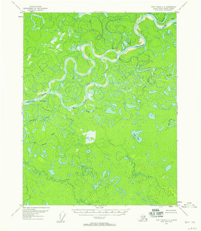 United States Geological Survey Fort Yukon C-2, AK (1952, 63360-Scale) digital map