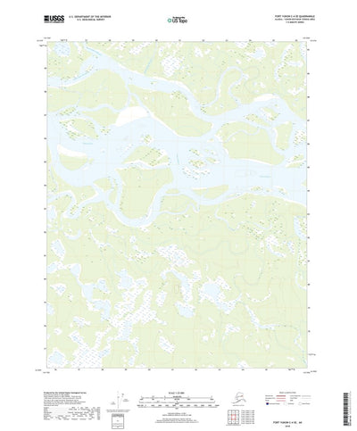 United States Geological Survey Fort Yukon C-4 SE, AK (2018, 25000-Scale) digital map