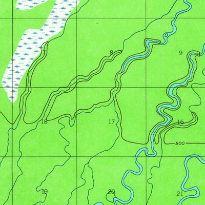 United States Geological Survey Fort Yukon D-2, AK (1955, 63360-Scale) digital map