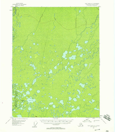 United States Geological Survey Fort Yukon D-3, AK (1955, 63360-Scale) digital map