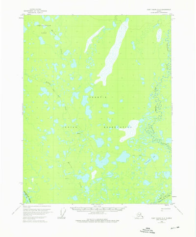 United States Geological Survey Fort Yukon D-4, AK (1956, 63360-Scale) digital map