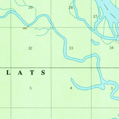 United States Geological Survey Fort Yukon D-5, AK (1956, 63360-Scale) digital map
