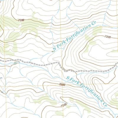 United States Geological Survey Fortification, CO (2022, 24000-Scale) digital map