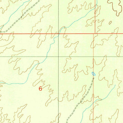 United States Geological Survey Fortified Peak, AZ (1988, 24000-Scale) digital map