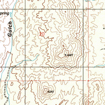 United States Geological Survey Fortified Peak, AZ (1996, 24000-Scale) digital map