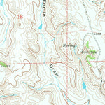 United States Geological Survey Fortin Draw, WY (1971, 24000-Scale) digital map