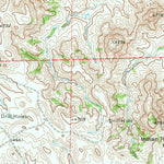 United States Geological Survey Fortin Draw, WY (1971, 24000-Scale) digital map