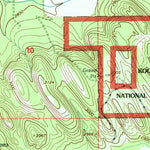 United States Geological Survey Fortine, MT (1997, 24000-Scale) digital map