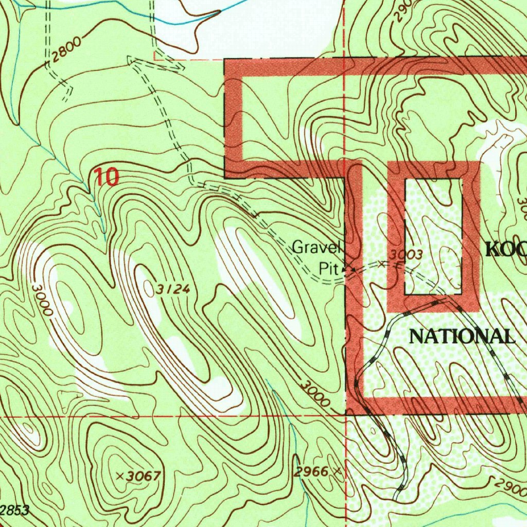 Fortine, MT (1997, 24000-Scale) Map by United States Geological Survey ...