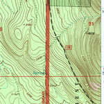 United States Geological Survey Fortine, MT (1997, 24000-Scale) digital map