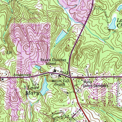 United States Geological Survey Fortson, GA-AL (1955, 24000-Scale) digital map