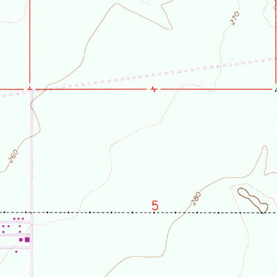 United States Geological Survey Fortuna, AZ (1965, 24000-Scale) digital map