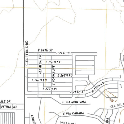 United States Geological Survey Fortuna, AZ (2021, 24000-Scale) digital map