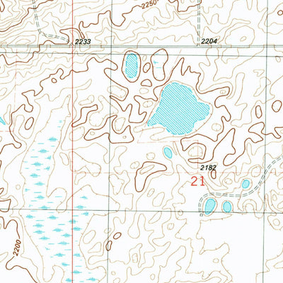 United States Geological Survey Fortuna, ND (1983, 24000-Scale) digital map
