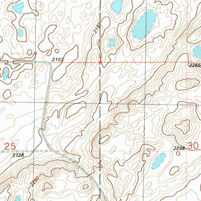 United States Geological Survey Fortuna, ND (1983, 24000-Scale) digital map