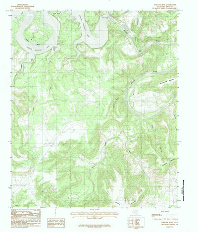 United States Geological Survey Fortune Bend, TX (1984, 24000-Scale) digital map