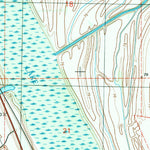 United States Geological Survey Fortune Fork, LA (1994, 24000-Scale) digital map