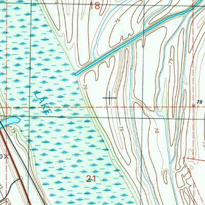 United States Geological Survey Fortune Fork, LA (1994, 24000-Scale) digital map
