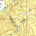 United States Geological Survey Fortune Lakes, MI-WI (1944, 24000-Scale) digital map