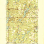 United States Geological Survey Fortune Lakes, MI-WI (1946, 31680-Scale) digital map